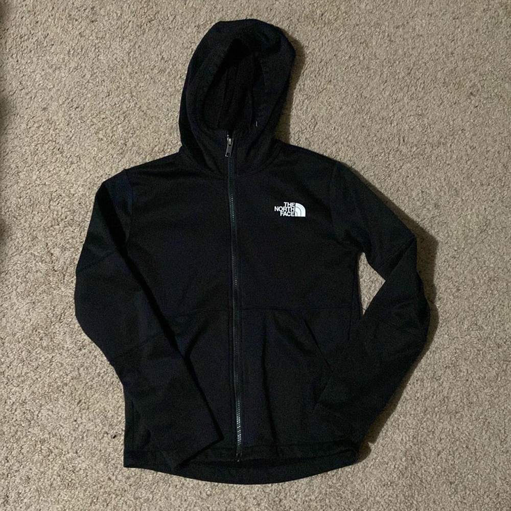 Boys North Face zip up. Size L(12)